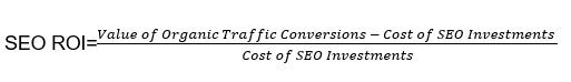 ROI in terms of SEO
